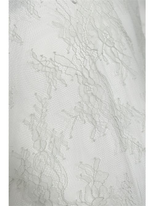 Camicia in pizzo ricamato floreale Avorio ALBERTA FERRETTI | A0218 66200483